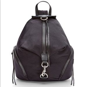 Rebecca Minkoff Nylon Julian Backpack (Black)